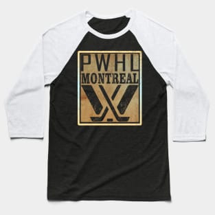 PWHL monreal Hockey (9) Baseball T-Shirt